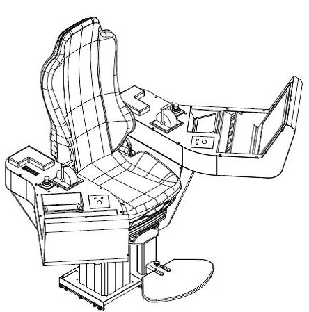 3D CAD model of a Cleemann seat